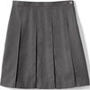 image:imageLands End School Uniform Girls Solid Box Pleat Skirt Below the KneeGray