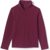 image:imageLands End School Uniform Kids Lightweight Fleece Quarter Zip PulloverBurgundy