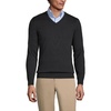 image:imageLands End School Uniform Mens Cotton Modal Fine Gauge VNeck SweaterBlack