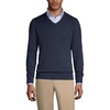 image:imageLands End School Uniform Mens Cotton Modal Fine Gauge VNeck SweaterClassic Navy