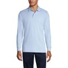 image:imageLands End School Uniform Mens Long Sleeve Interlock Polo ShirtBlue