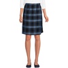 image:imageLands End School Uniform Womens Plaid A Line Tab Skort Top of KneeClassic Navy Plaid