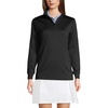 image:imageLands End School Uniform Womens Quarter Zip PulloverBlack