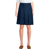 image:imageLands End School Uniform Womens Solid Box Pleat Skirt Above KneeAcademic Classic Navy