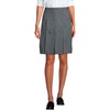 image:imageLands End School Uniform Womens Solid Box Pleat Skirt Above KneeHaze Gray