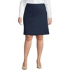 image:imageLands End School Uniform Young Womens Blend Chino Skort Top of KneeClassic Navy