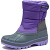image:imageLands End Waterproof Kids Snow Boots  Insulated Warm Fleece Lined Winter Boots for Toddlers Girls amp Boys Size 510 Toddler or 117 Little or Big KidViolet Tulip Purple