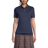 image:imageLands End Womens Short Sleeve Banded Bottom Polo ShirtClassic Navy