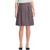 image:imageLands End Womens Top of Knee Plaid SkortPlaid Gray HeatherMaroon