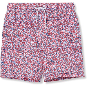 image:imageLands End Boys Print Swim TrunksRedWhiteBlue Floral