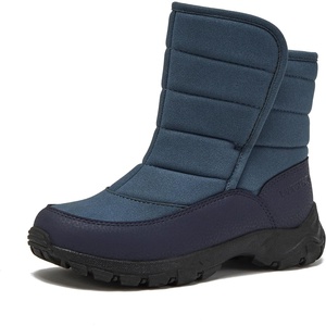 image:imageLands End Expedition Warmest Waterproof No Tie Kids Snow Boots for Boys and Girls  Insulated Winter Fleece Lined Snow Boots Size 11 to 7 Little and Big Kid ShoesMedium Blue