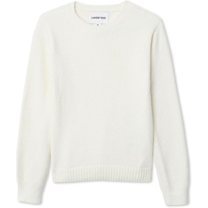 image:imageLands End Girls Chenille SweaterIvory