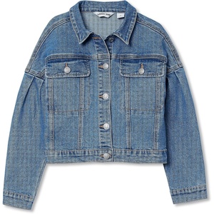 image:imageLands End Girls Denim JacketBay Blue Wash