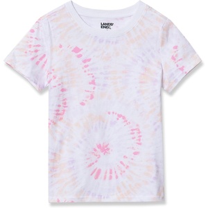 image:imageLands End Girls Graphic TeePastel Multi Tie Dye