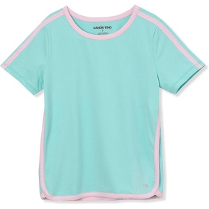 image:imageLands End Girls Short Sleeve Performance TeeAruba Blue