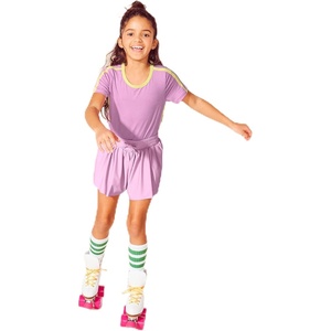 image:imageLands End Girls Short Sleeve Performance TeeSunset Purple