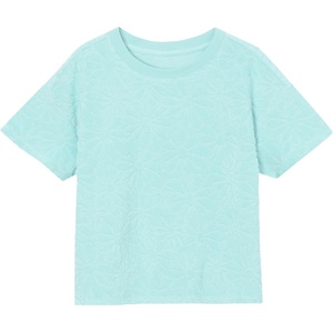 image:imageLands End Girls Terry TShirtBaja Blue Daisies