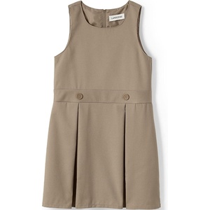 image:imageLands End Girls Uniform Plaid JumperKhaki