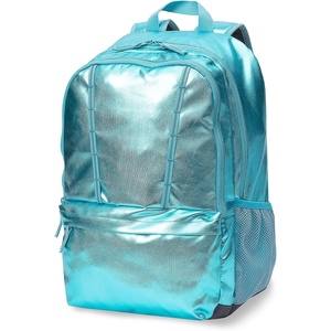 image:imageLands End Kids Backpack Black Techpack LargeBright Aqua Metallic