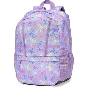 image:imageLands End Kids Backpack Black Techpack LargeColorful BowsPurple