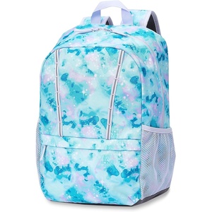 image:imageLands End Kids Backpack Black Techpack LargeGalaxyCeramic Blue