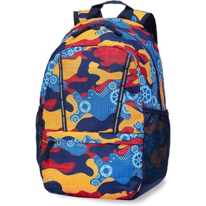 image:imageLands End Kids Backpack Black Techpack LargeGear CamoRed Multi