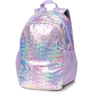 image:imageLands End Kids Backpack Black Techpack LargeGeometricPastel Lilac