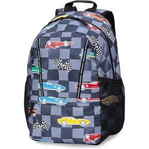 image:imageLands End Kids Backpack Black Techpack LargeRacecarsGray