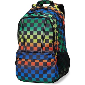 image:imageLands End Kids Backpack Black Techpack LargeRainbowBlack Check