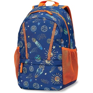image:imageLands End Kids Backpack Black Techpack LargeSpaceshipsBlue Nights