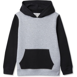 image:imageLands End Kids Fleece Pullover HoodieGray HeatherBlack