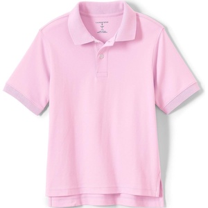 image:imageLands End Kids School Uniform Polo  100 Cotton Comfort that Lasts All Year EasyCare Short SleeveIce Pink