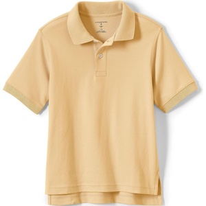 image:imageLands End Kids School Uniform Polo  100 Cotton Comfort that Lasts All Year EasyCare Short SleeveMaize