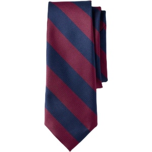 image:imageLands End Kids Stripe To Be Tied TieClassic NavyDark Crimson