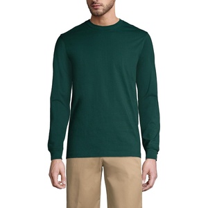 image:imageLands End Mens Long Sleeve Uniform TShirtEvergreen