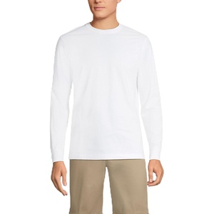 image:imageLands End Mens Long Sleeve Uniform TShirtWhite