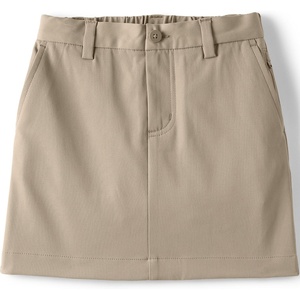 image:imageLands End School Uniform Girls Active Chino Skort Top of the KneeKhaki