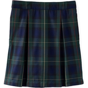 image:imageLands End School Uniform Girls Plaid Skort Top of KneeHunterClassic Navy Plaid