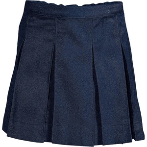 image:imageLands End School Uniform Girls Solid Box Pleat Skirt Top of KneeAcademic Classic Navy