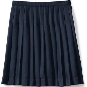 image:imageLands End School Uniform Girls Solid Pleated Skirt Below the KneeClassic Navy