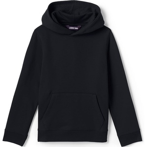 image:imageLands End School Uniform Kids Hooded Pullover SweatshirtBlack