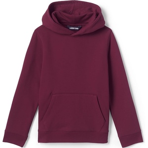 image:imageLands End School Uniform Kids Hooded Pullover SweatshirtBurgundy