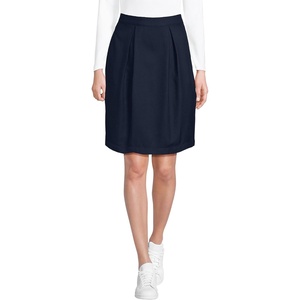 image:imageLands End School Uniform Womens Solid Pleated Skort Top of KneeClassic Navy