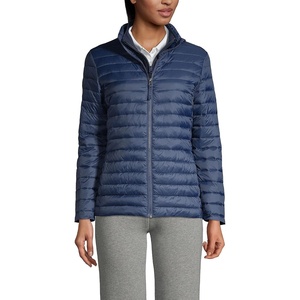 image:imageLands End School Uniform Womens ThermoPlume JacketClassic Navy