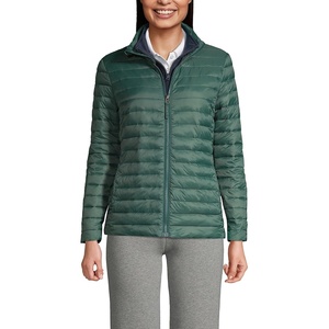 image:imageLands End School Uniform Womens ThermoPlume JacketEvergreen