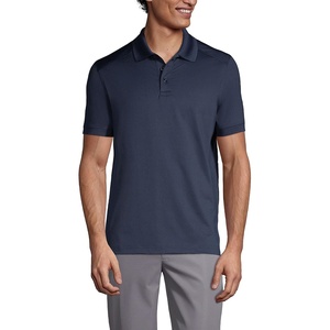 image:imageLands End School Uniform Young Mens Short Sleeve Rapid Dry Polo ShirtClassic Navy