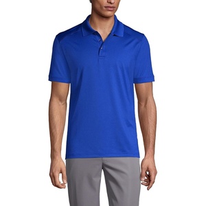 image:imageLands End School Uniform Young Mens Short Sleeve Rapid Dry Polo ShirtCobalt