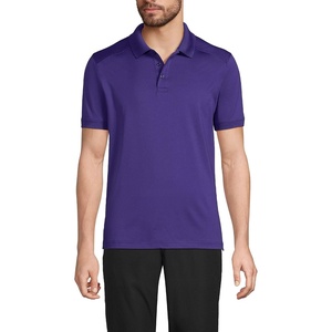 image:imageLands End School Uniform Young Mens Short Sleeve Rapid Dry Polo ShirtDeep Purple