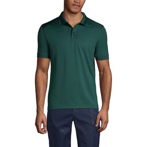 image:imageLands End School Uniform Young Mens Short Sleeve Rapid Dry Polo ShirtEvergreen