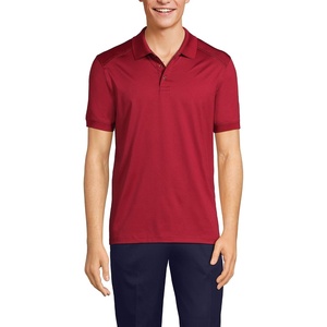 image:imageLands End School Uniform Young Mens Short Sleeve Rapid Dry Polo ShirtGarnet